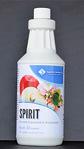 Spirit, an apple blossom-scented disinfectant and deodorant
